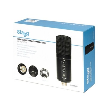 Конденсаторный USB-микрофон Stagg SUSM60D