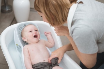 Сиденье-шезлонг для ванны ANGELCARE FIT серый