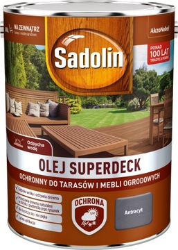 Sadolin Olej do tarasów SUPERDECK 5L Antracyt