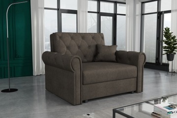 sofa VIGA I ROMA pojedyncza kanapa mały tapczanik
