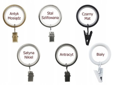 KARNISZ pojedynczy 19mm / 140 cm LUXURY CICHE KÓŁKA wzory 6 KOLORÓW wybór