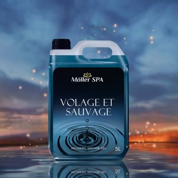 ГЕЛЬ ДЛЯ ДУША Möller SPA VOLAGE ET SAUVAGE С МУЖСКИМ ПАРФЮМНЫМ ЗАПАТОМ 5л
