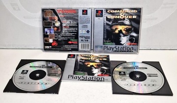 Gra COMMAND AND CONQUER PSX 3XA PŁYTA BDB , -BDB