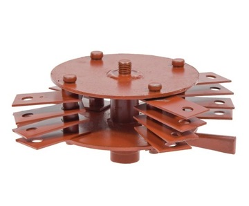 GŁOWICA Z BIJAKAMI 16+2 WSPAWANE ŚRUTOWNIK ROZDRABNIACZ BĄK MAŁY H-111