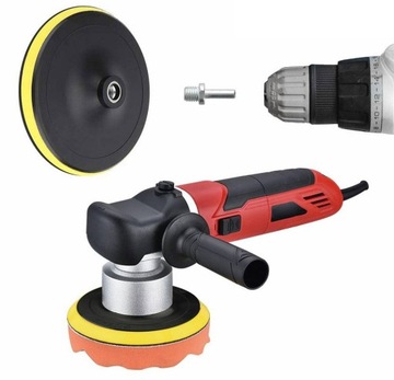 ZESTAW GĄBEK DO POLEROWANIA 80MM GĄBKI POLERSKIE + GĄBKI STOŻKOWE DO FELG