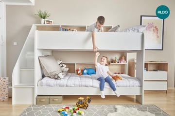 Łóżko piętrowe Bibliobed