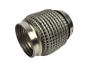 Elastyczny łącznik wydechu wzmocniony siatka 63mm 2,5