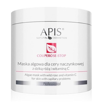 APIS COUPEROSE-STOP MASKA ALGOWA DLA CERY NACZYNKOWEJ DZIKA RÓŻA WITAMINA C