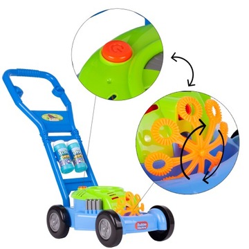 КОСИЛКА ДЛЯ МЫЛЬНЫХ ПУЗЫРЕЙ НА АККУМУЛЯТОРАХ ДЛЯ ДЕТСКОЙ ИГРЫ С ЖИДКОСТЬЮ