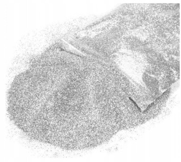 LOOSE SILVER Блеск для красок для стен и затирок, мелкий 1 кг
