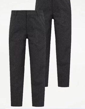 GEORGE MELANŻOWE spodnie eleganckie r 135/140 G689