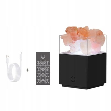 Lampka nocna LED z solą himlajską + projektor