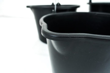 ВЕДРО БЫТОВОЕ СТРОИТЕЛЬНОЕ 16Л С ВОРОНКОЙ, ЧЕРНОЕ