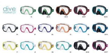 Maska TUSA Freedom Elite - M-1003 CBL