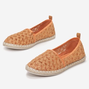 Renee Brązowe Espadryle damskie 36