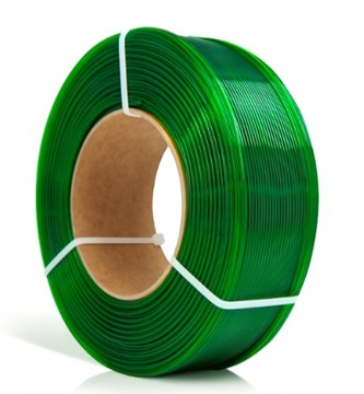 ROSA 3D Filaments Refill PETG 1,75mm 1kg Zielony Tr. Pure Green Transparent