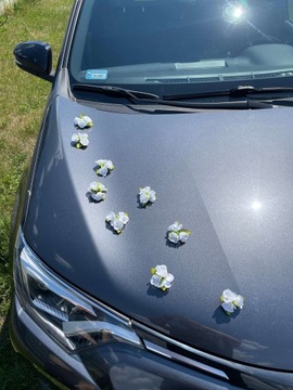 Украшение автомобиля украшение автомобиля свадебные цветы белые