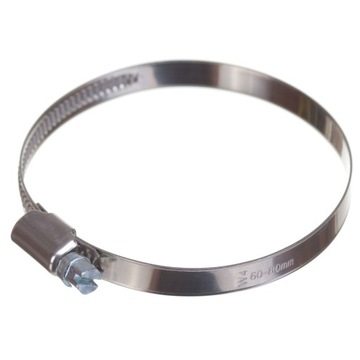 Opaska ślimakowa nierdzewna W2 60-80