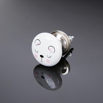 Набор из 4-х ФАРФОРОВЫХ РУЧОК для мебели ANIMALS