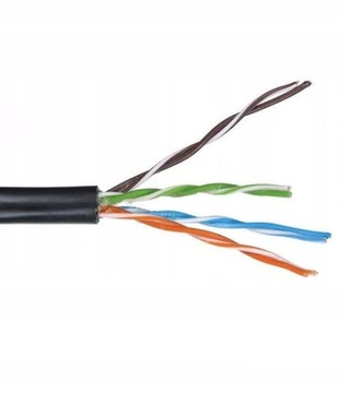 Kabel komputerowy żelowany UTPw kat6 4x2x23AWG 1mb