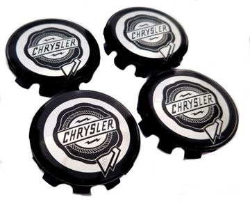 CHRYSLER DEKIELKI DEKLE KAPSLE ZNACZKI DO ALUFELG ATT DEZENT 57C 56mm/54mm