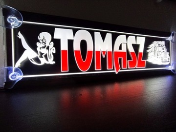 СВЕТОДИОДНЫЕ ИМЕННЫЕ ТАБЛИЧКИ, ЦВЕТНЫЕ, 50x16см