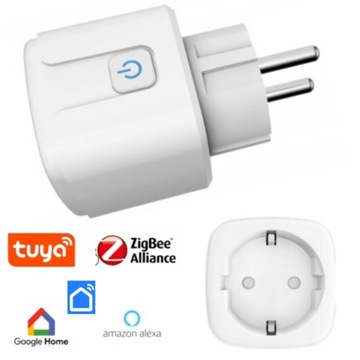 GNIAZDKO ELEKTRYCZNE INTELIGENTNE ZIGBEE WIFI TUYA 3.0 SMART POMIAR PRĄDU
