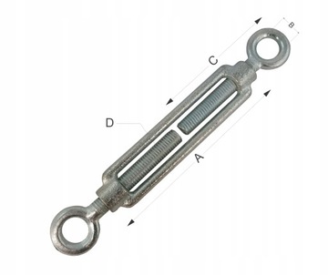 ВИНТ ПОВОРОТНЫЙ НАТЯЖИТЕЛЬ НАТЯЖЕНИЯ КАНАТОВ OKO OKO M12