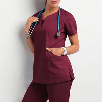 KOMPLET MEDYCZNY KOSZULKA SPODNIE UNIFORM DAMSKI S-XXL