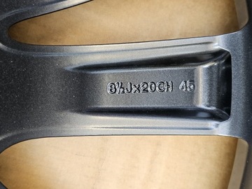 ALU DISK 5X108 8,5 20 ET45 JAGUAR F-PACE HK8M-1007-GA NOVÁ Z DRÁŽKA ORIGINÁLNÍ