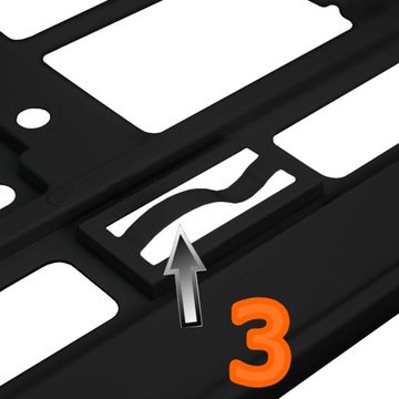 Рамки Рамка номерного знака TOYOTA 1 шт., без винтов.