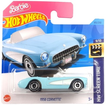 HOT WHEELS BARBIE 1956 CORVETTE HW SCREEN TIME 9/10 183/250