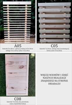 Skrzynia Drewniana Siedzisko z Pergolą NA WYMIAR