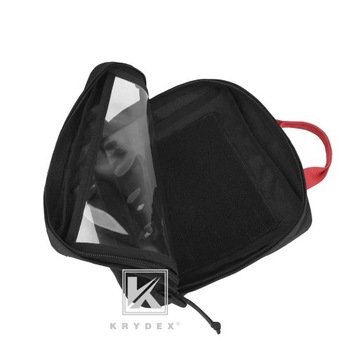 Большая прозрачная верхняя вставка Krydex для хранения органайзера в тактическом рюкзаке D3