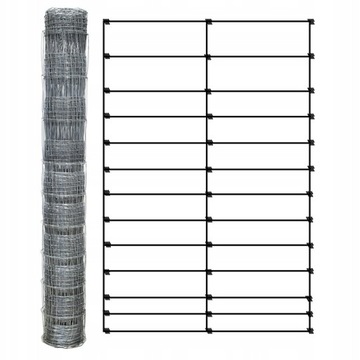 ЛЕСНОЙ ЗАБОР СЕТОЧНЫЙ ЗАБОР 50М РУЛОННАЯ ОЦИНКОВАННАЯ ПРОВОЛОКА ЗАБОР