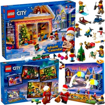 LEGO CITY KALENDARZ ADWENTOWY 2024 ZESTAW #60436 KLOCKI FIGURKI BOX XXL