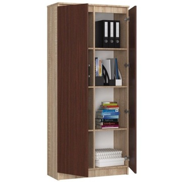 КНИЖНЫЕ ПОЛКИ *ЦВЕТА* 80x35x180см ЗАКРЫВАЕМЫЕ ПОЛКИ