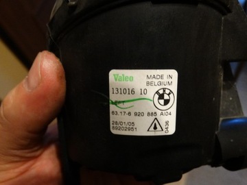 BMW X5 E53 2003-2006R HALOGEN LEVÝ 6920885 89202951