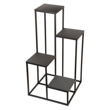Stojak kwietnik na kwiaty rośliny metalowy stojący regał loft 75 cm
