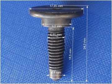 5X ALFA 147 156 159 166 ŠROUB M6 TORX NÁRAZNÍKU