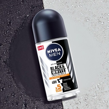 NIVEA MEN Черный Белый мужской антиперспирант 6 шт.