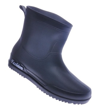 ЧЕРНЫЕ ЖЕНСКИЕ РЕЗИНОВЫЕ БОТИНКИ 12597 36