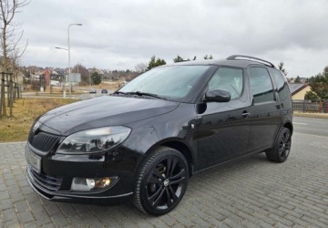 Skoda Roomster Mikrovan Facelifting 1.2 TSI 85KM 2014 Skoda Roomster Noire Black Edition Czujniki Parkowania Grzane Fotele 1.2, zdjęcie 16
