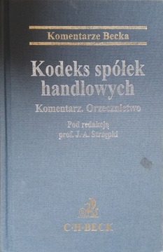 KODEKS SPÓŁEK HANDLOWYCH - J. STRZĘPKA