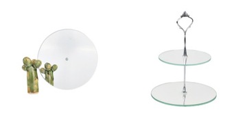 Lustro srebrne 4 mm do patery okrągłe z otworem średnica fi 24 cm fi 240 mm