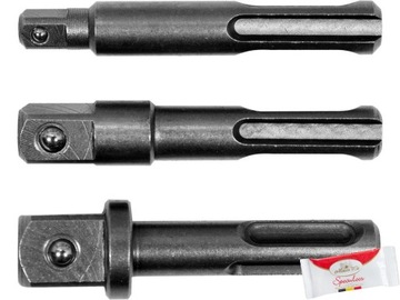 YATO ZESTAW ADAPTERÓW SDS-PLU 1/4 3/8 1/2 YT-04686