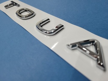 Эмблема TOUAREG для Volkswagen Silver Glossy