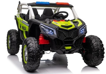 Auto na Akumulator Samochód Dla Dzieci Elektryczny BUGGY POLICJA 4x4 24V