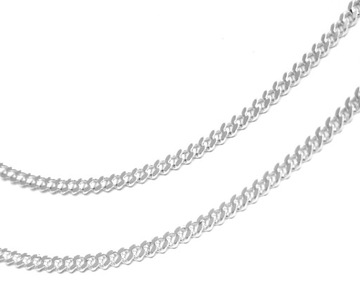 SREBRNY ŁAŃCUSZEK PANCERKA 925 VERONA 55 CM MOCNY