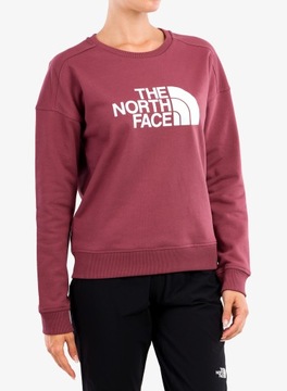 Damska Bluza Bawełniana The North Face Drew Peak Crew Wild Ginger XL